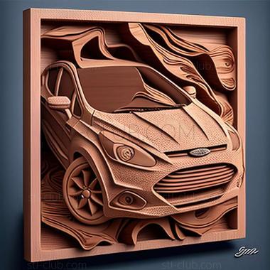 3D мадэль Ford B Max (STL)